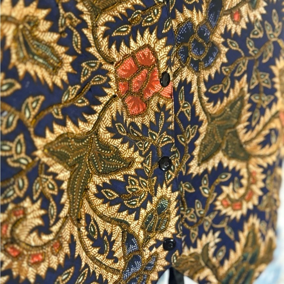 Vintage Kisha Fashion Floral BeadedTapestry Vest - Picture 3 of 9